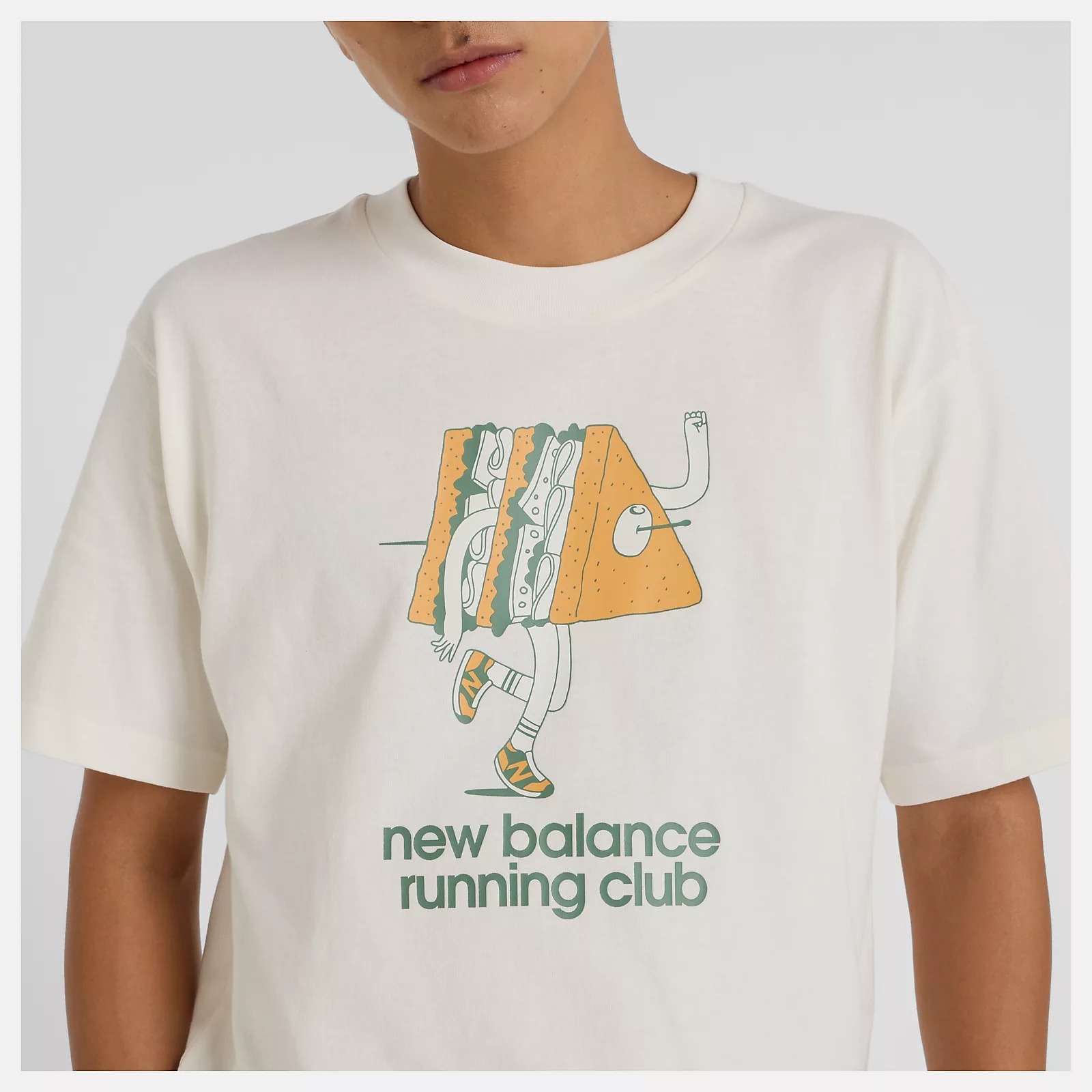 NEW BALANCE 短T NB 米白 三明治 棉質 短袖 男 MT51911SST