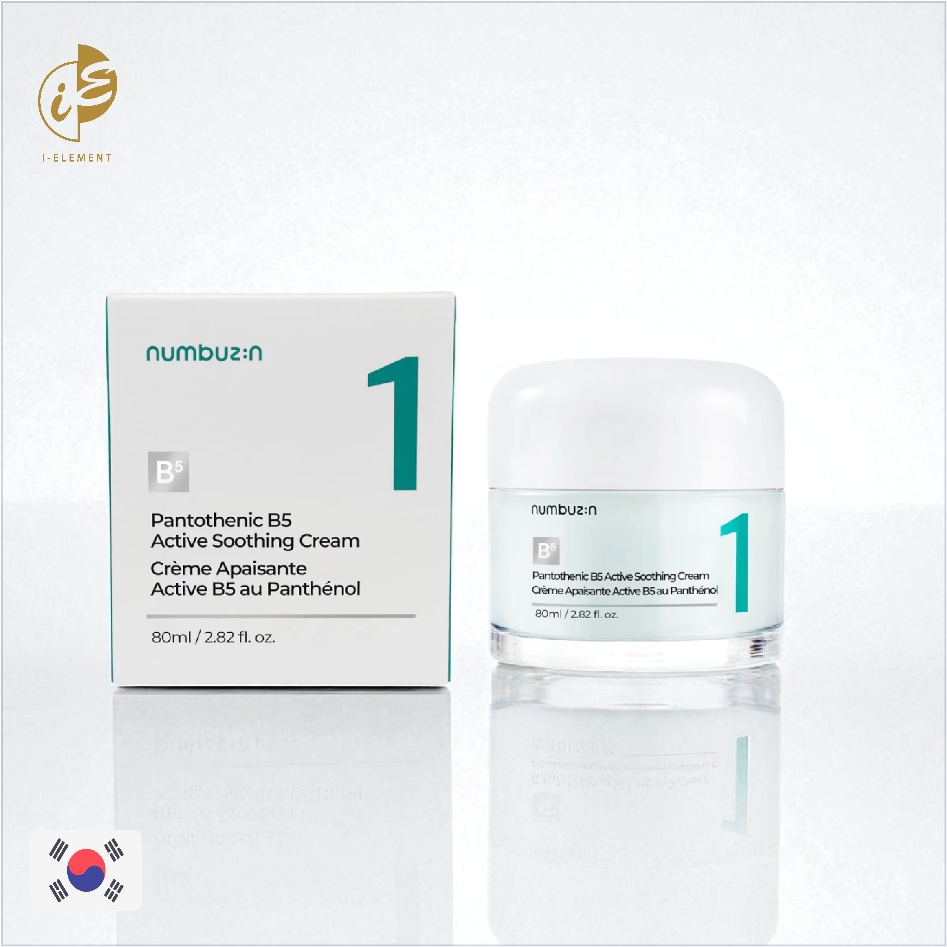 NUMBUZIN  No.1 活性泛酸 B5 控油舒緩保濕啫喱面霜  [80ml]