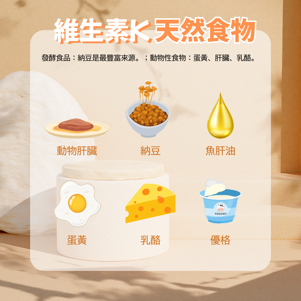 維生素K的食物來源