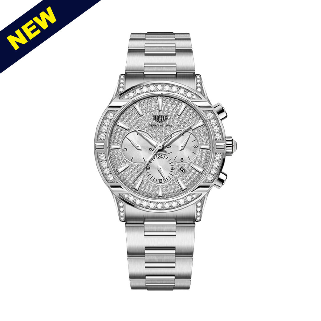 【SHGOS 羅格斯】SG-A49 皇爵满天星系列 晶鑽 真三眼 日期顯示 機械 手錶