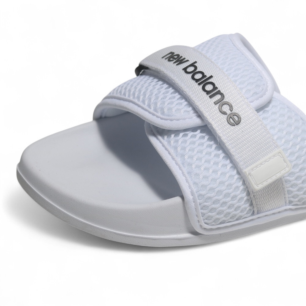 NEW BALANCE 拖鞋 NB 白色 可調式 涼拖鞋 女 SWA200C1