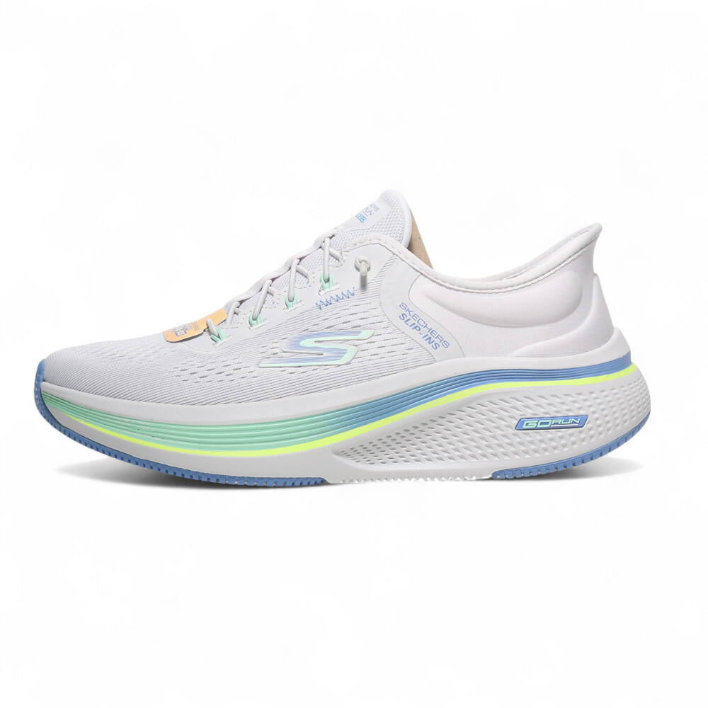 SKECHERS 慢跑鞋 GO RUN ELEVATE 2.0 淺灰 瞬穿 輕量 女 129006GYBL