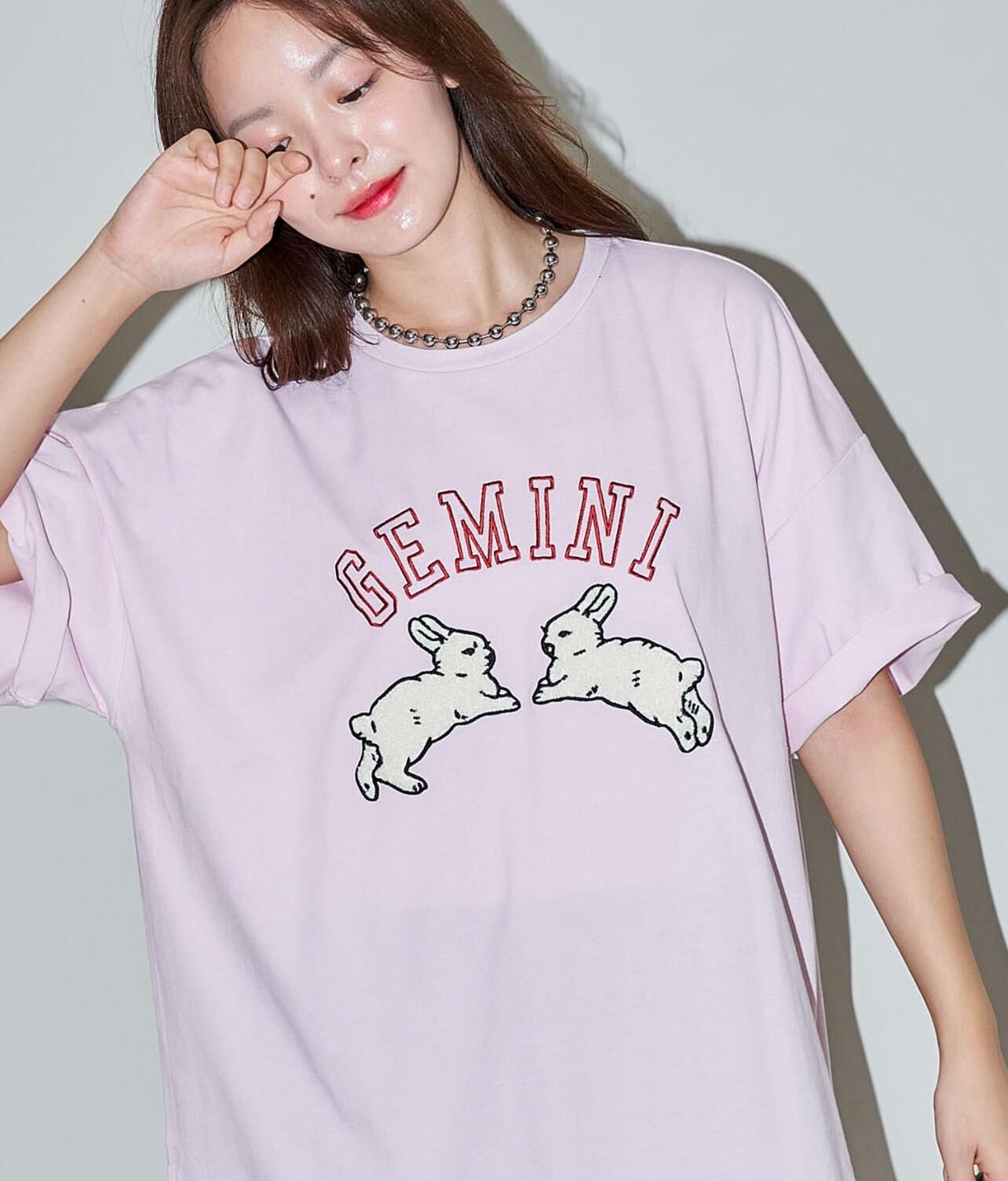 【預購】JN091003 PUBLUX 印花短袖上衣(FREE SIZE)