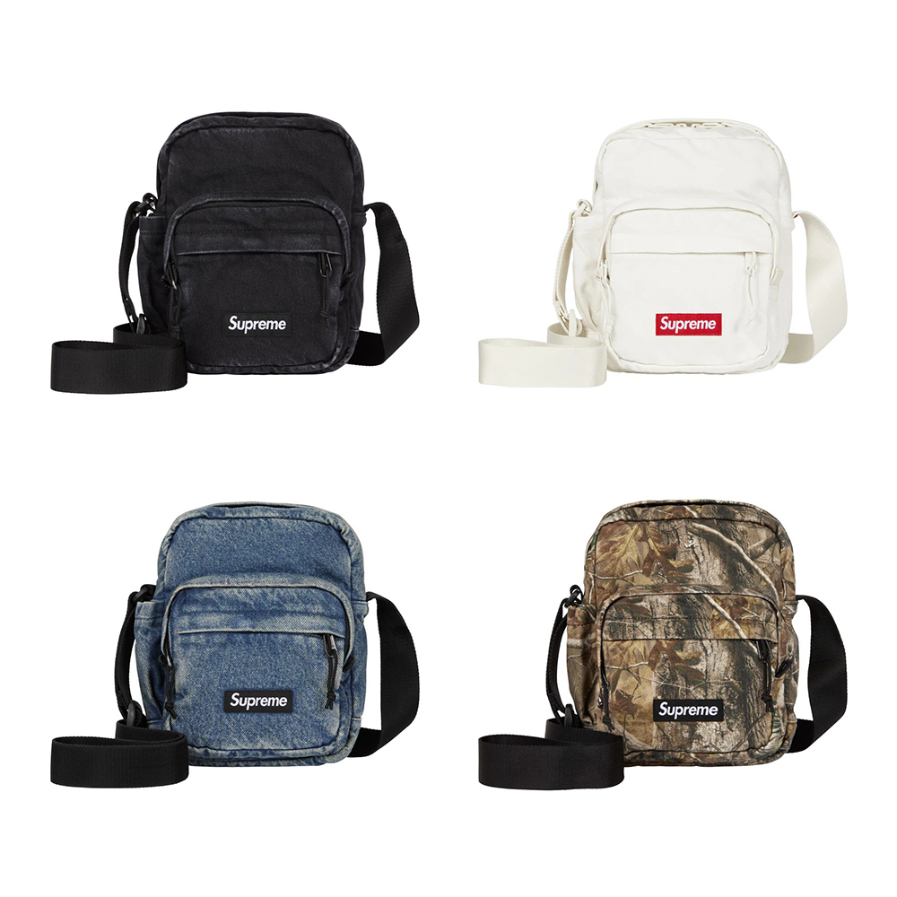 Supreme 25Fw Shoulder Bag 黑 / 白 / 牛仔藍 / 落葉 肩包