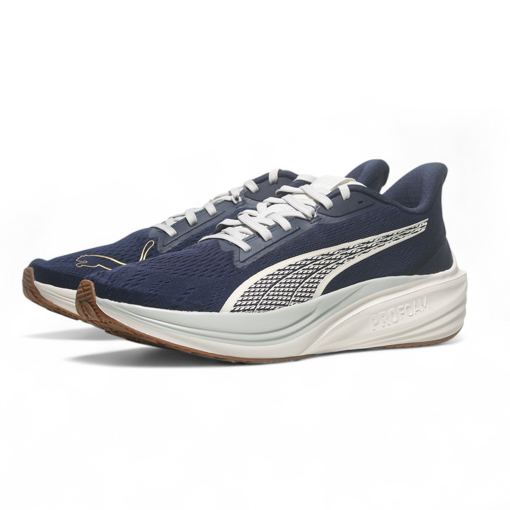 PUMA 慢跑鞋 DARTER PRO ARCHIVE 深藍 米色 運動鞋 男 31097402
