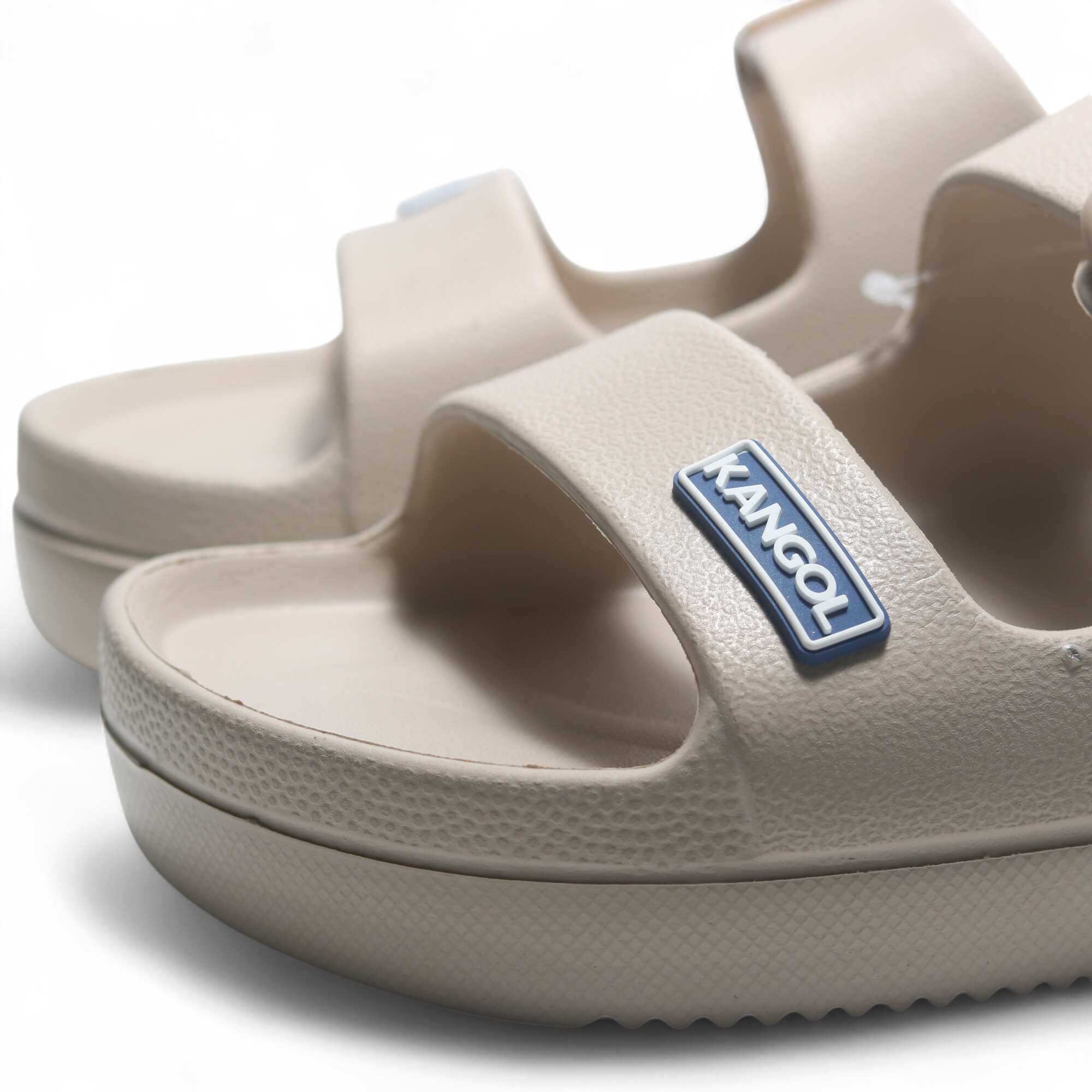 KANGOL 拖鞋 卡其 防水 勃肯 厚底 涼拖鞋 女 6522162131