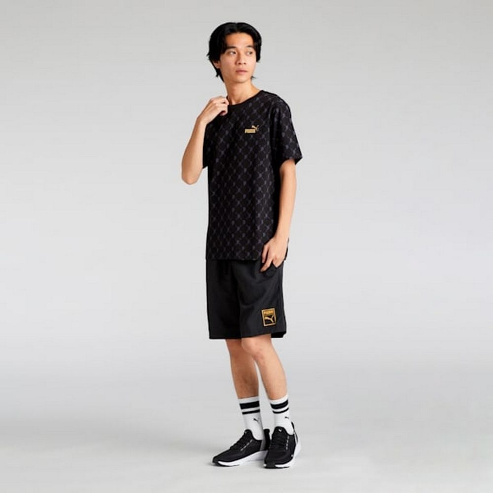 PUMA 短褲 基本系列 ESS METALLIC 黑 休閒 短風褲 男 68927301