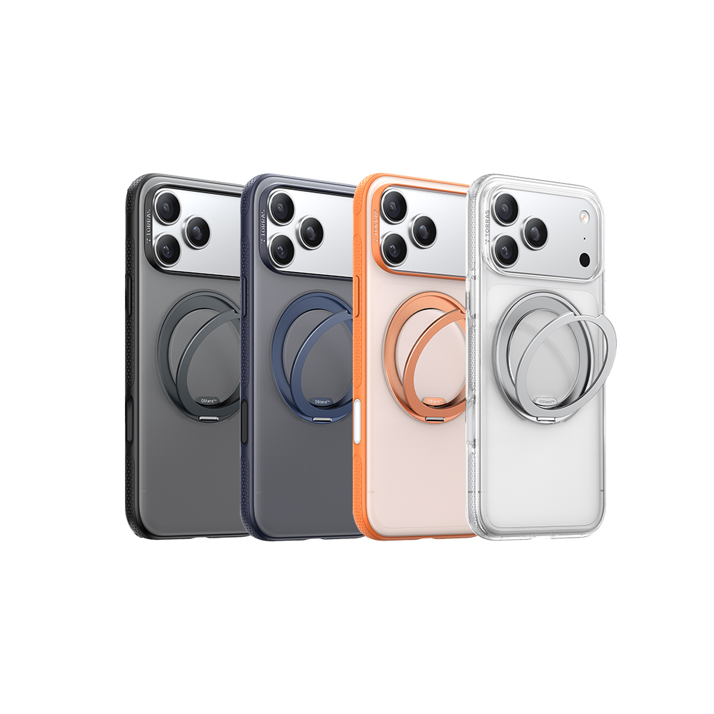 TORRAS Ostand R Fitness Magnetic 相機按鍵旋轉支架防摔手機殼 for iPhone 17