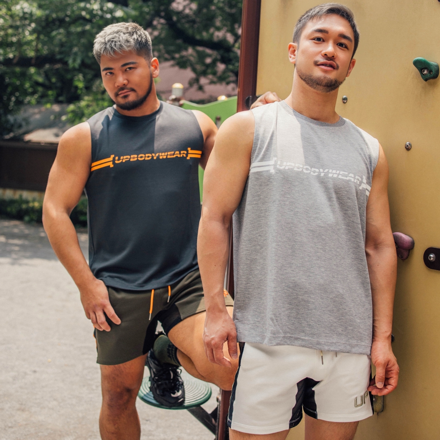 2025 全新系列 - New Logo 寬肩背心 運動灰