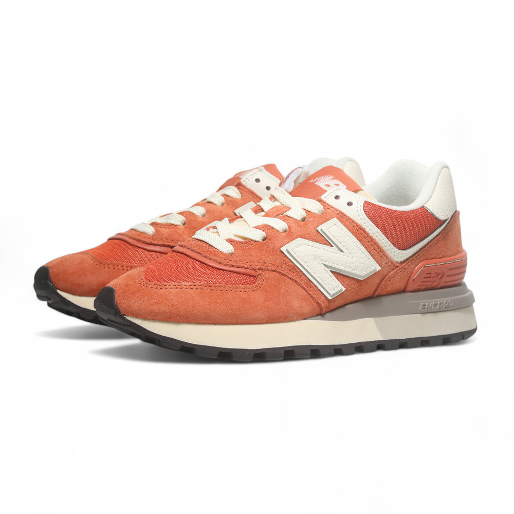 NEW BALANCE 休閒鞋 NB 574 LEGACY 橘色 復古鞋 女 U574LGRO