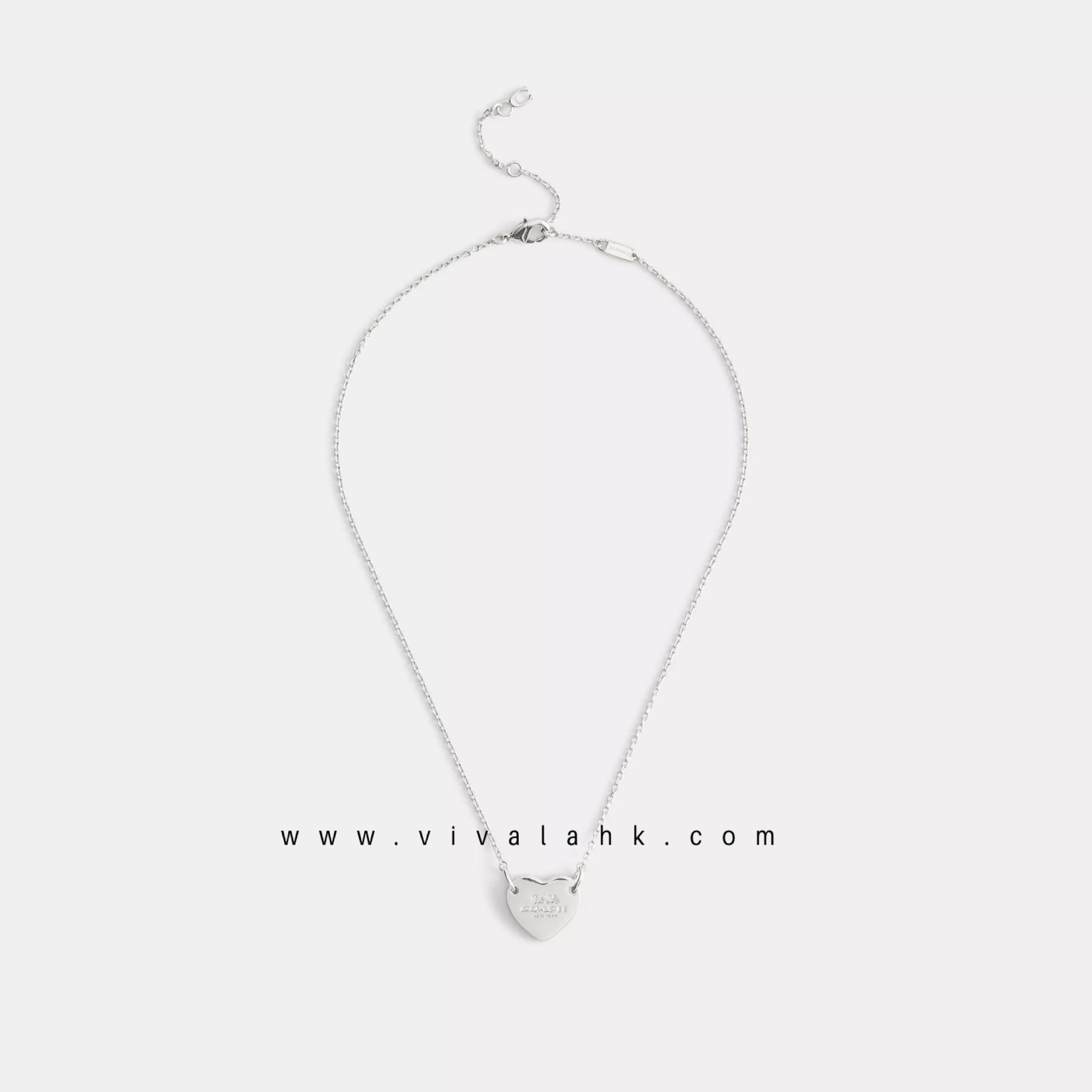 Coach - Coach 心形吊墜頸鏈 (CCU55)