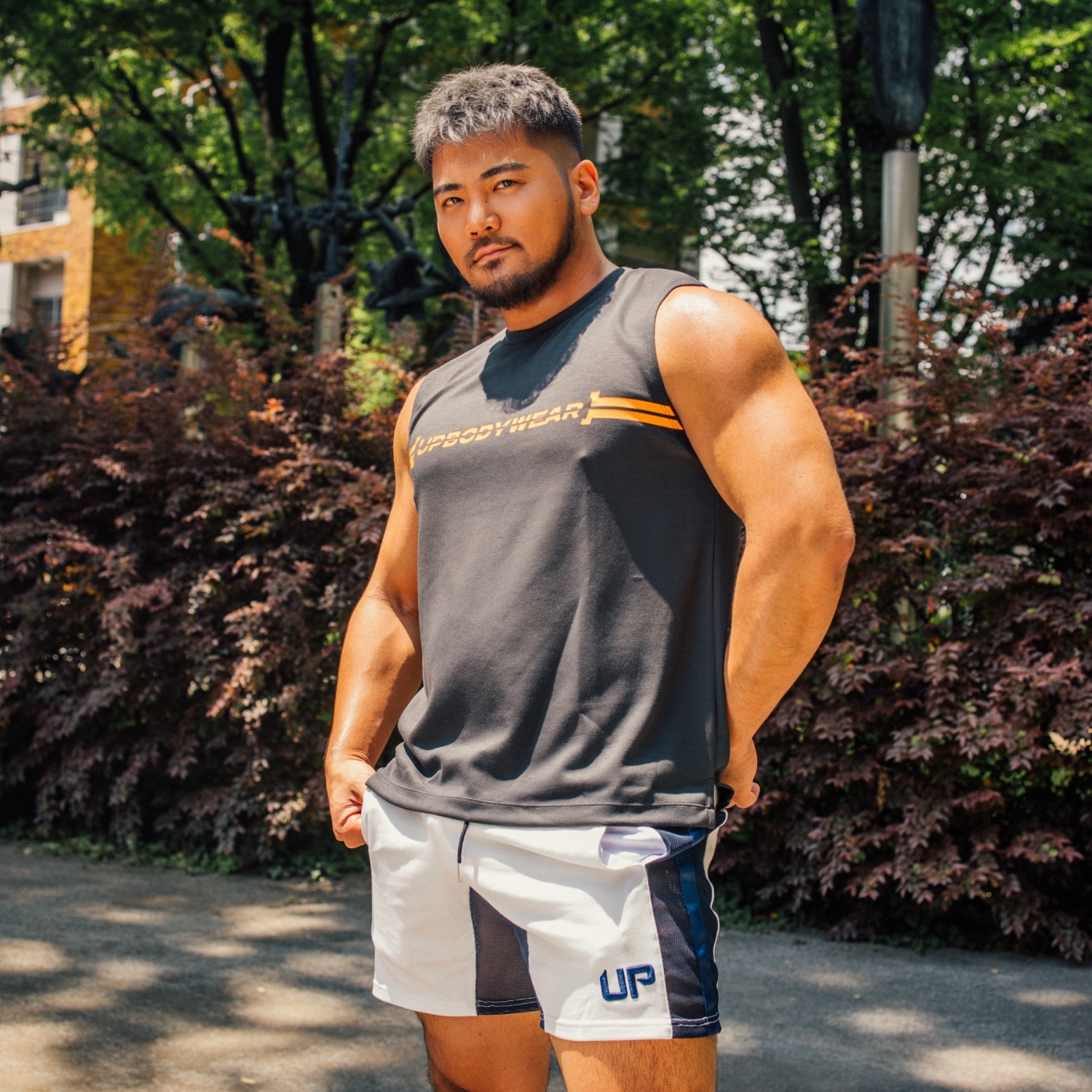 2025 全新系列 - New Logo 寬肩背心 炭灰