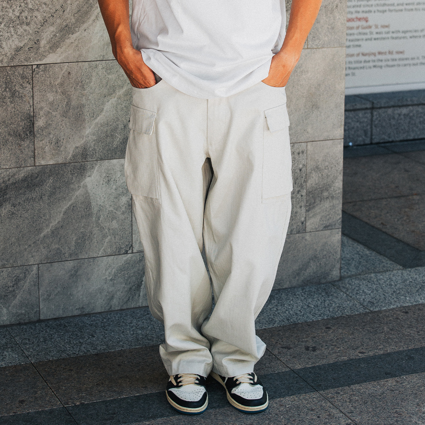 NIKE 男子工裝 休閒 寬鬆 直筒長褲【FJ0324-072】