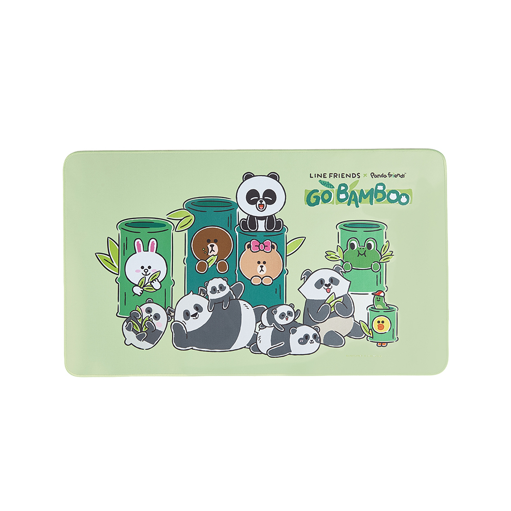 LINE FRIENDS x Panda Friends Desktop Mat