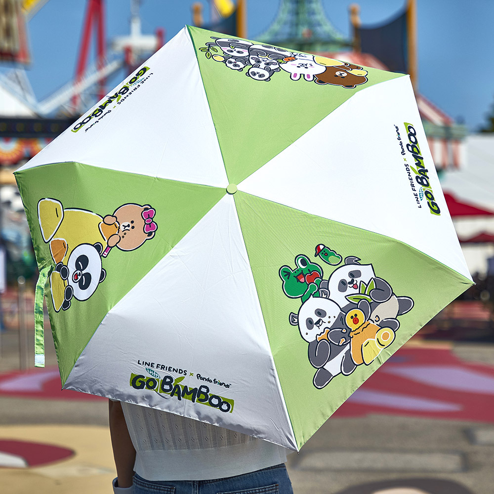 LINE FRIENDS x Panda Friends Foldable Umbrella