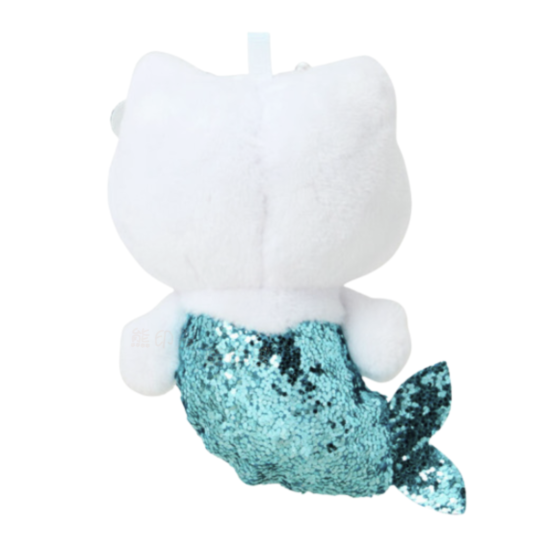 Hello Kitty夢幻閃閃款美人魚掛飾吊飾(藍)