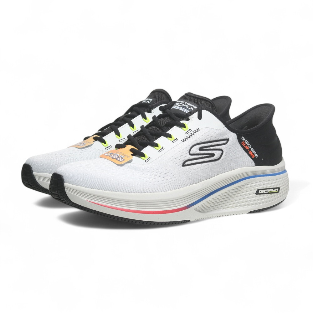 SKECHERS 慢跑鞋 GO RUN ELEVATE 2.0 白藍紅 瞬穿 男 220853WMLT