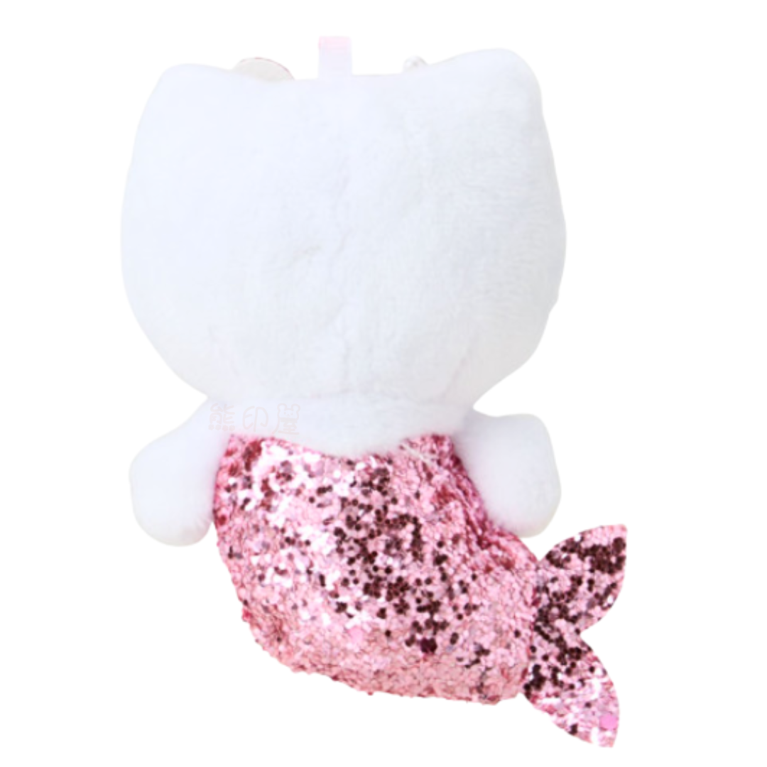 Hello Kitty夢幻閃閃款美人魚掛飾吊飾(粉)