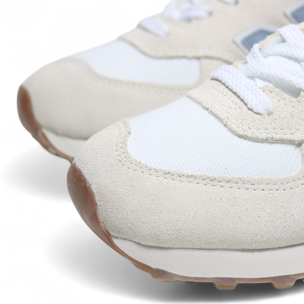 NEW BALANCE 休閒鞋 NB 574 米藍紫 麂皮 復古 女 U574SHB