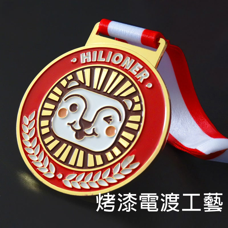 訂製客製化烤漆金屬獎牌  直徑5cm BK8528