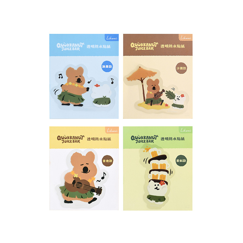 【Dinotaeng】呆萌町 透明防水貼紙