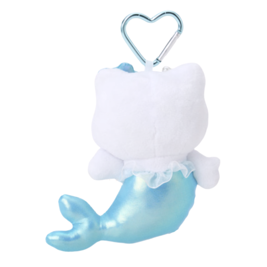 Hello Kitty夢幻美人魚心形鑰匙扣(藍)