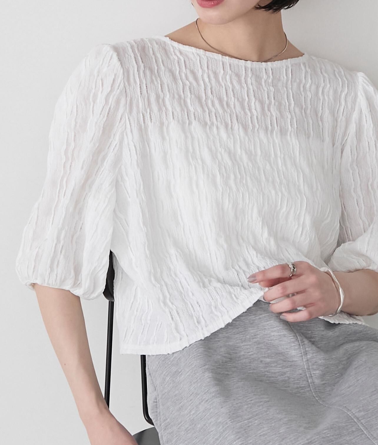 【預購】JN091009 forksy. 露背燈籠袖上衣