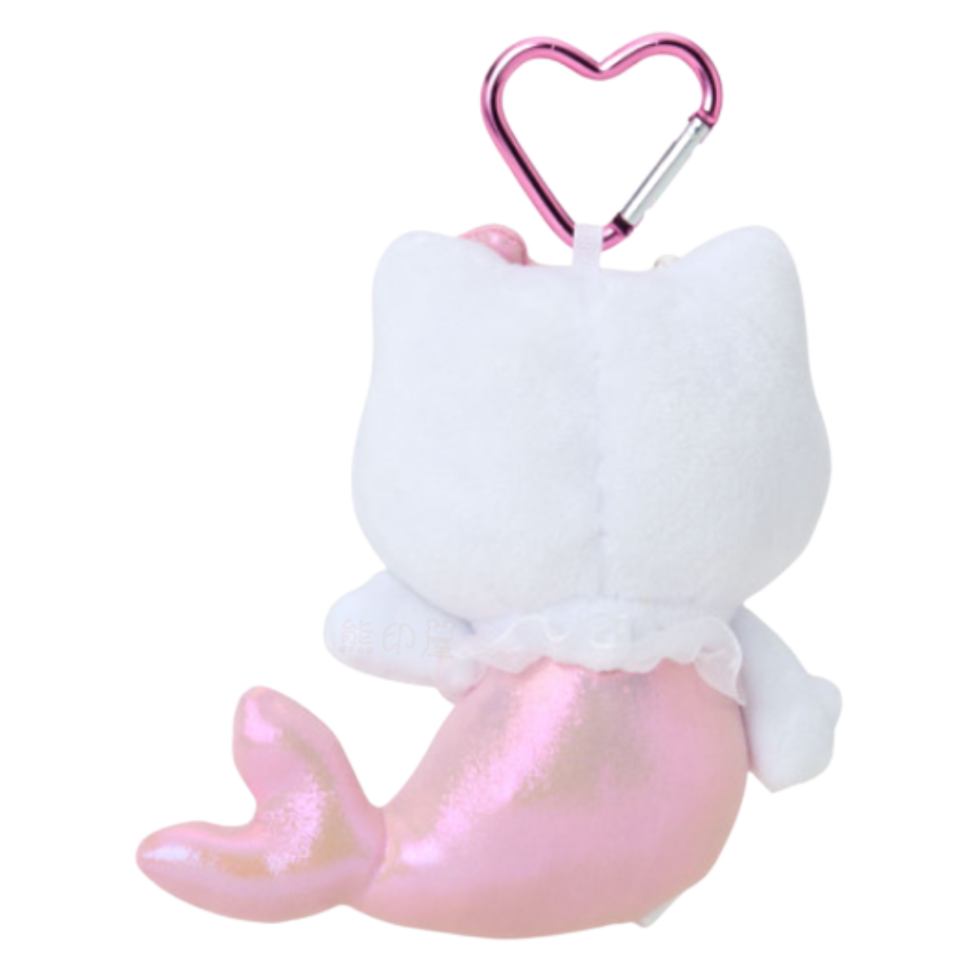 Hello Kitty夢幻美人魚心形鑰匙扣(粉)