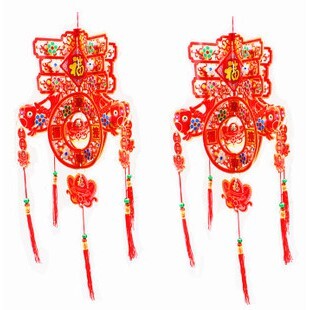 【台灣現貨速發】中國風春字紙掛飾材料包