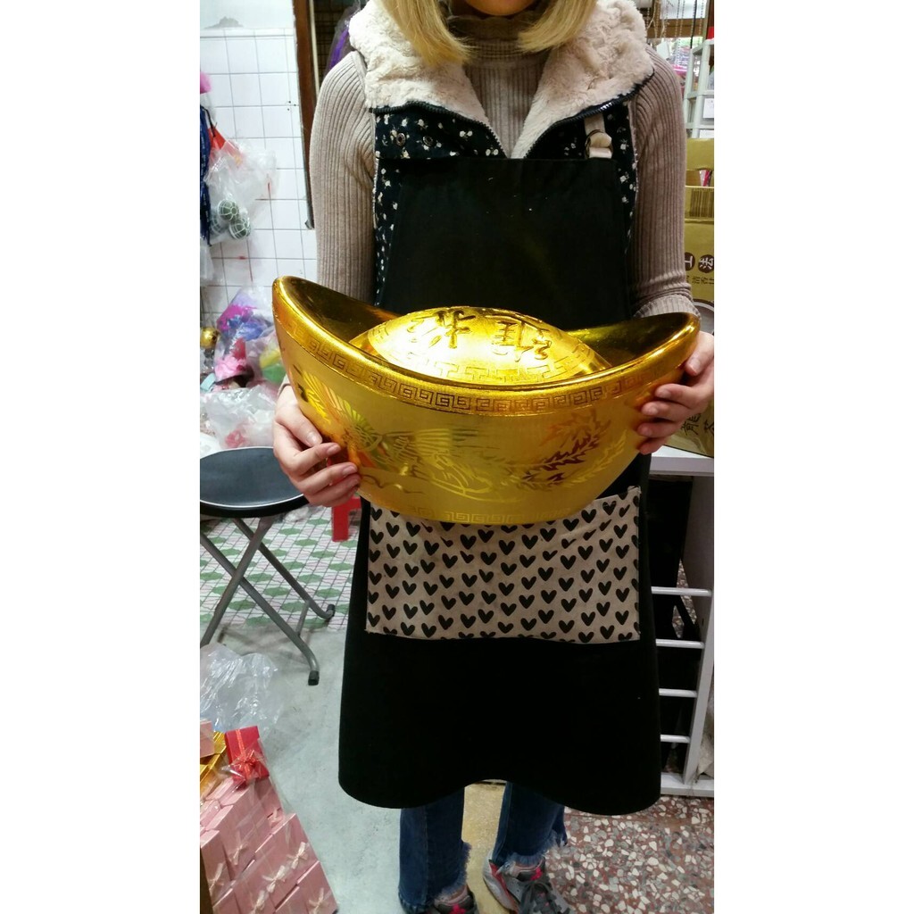 【台灣現貨速發】元寶 大金元寶｜38公分｜年節擺飾 春節佈置