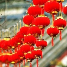 【台灣現貨速發】絨質面小燈籠｜４公分｜絨布燈籠 小紅燈籠 過年掛飾 春節