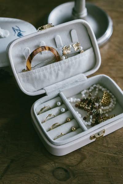 3COINS 質感奶茶粉旅行用首飾盒