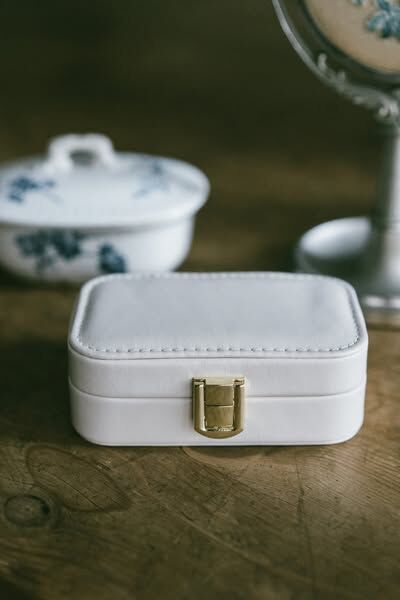 3COINS 質感奶茶粉旅行用首飾盒