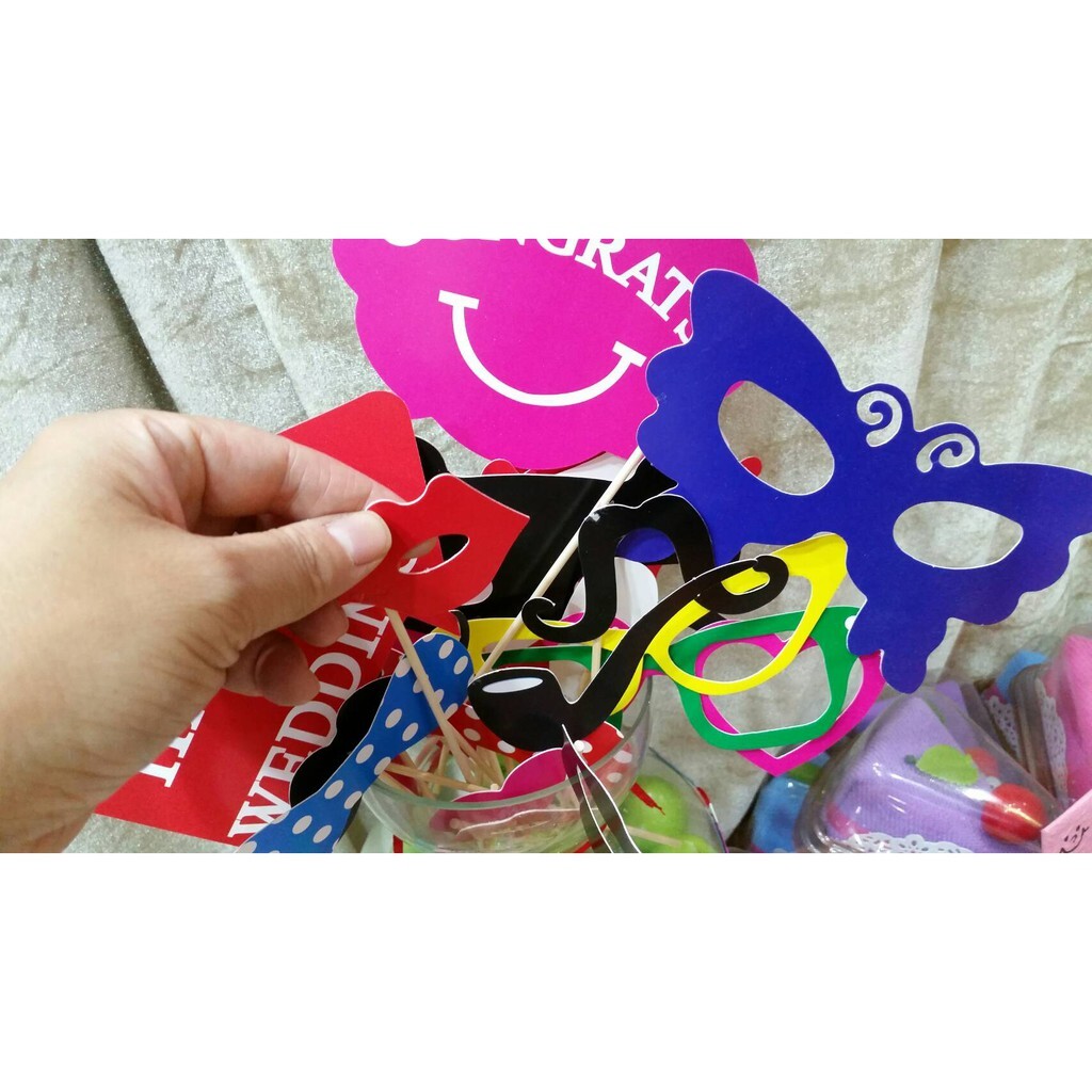 【台灣現貨速發】一套99元35種造型'''''拍照紙牌表情道具