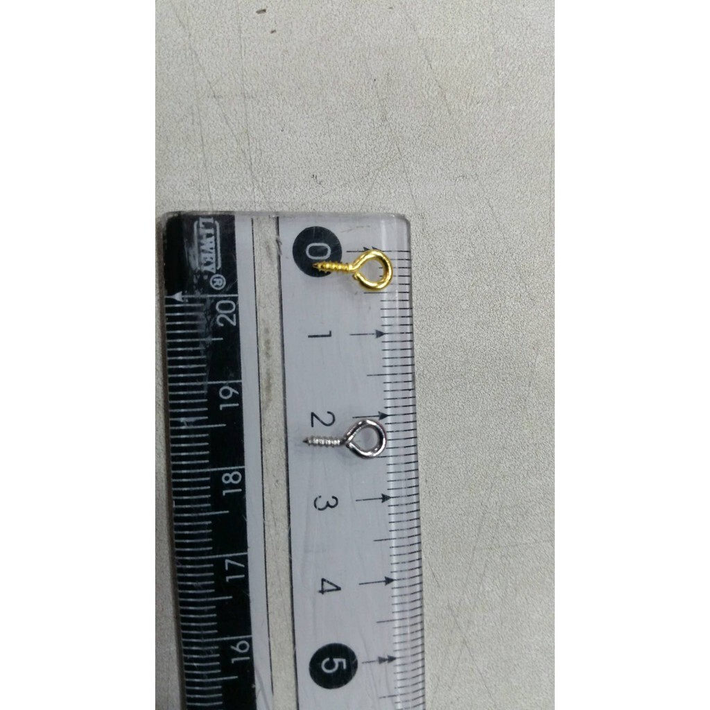 【台灣現貨速發】羊眼 鑰匙圈配件 鑰匙圈 手機吊飾 掛飾材料｜0.8公分 一包50個 金色 銀色