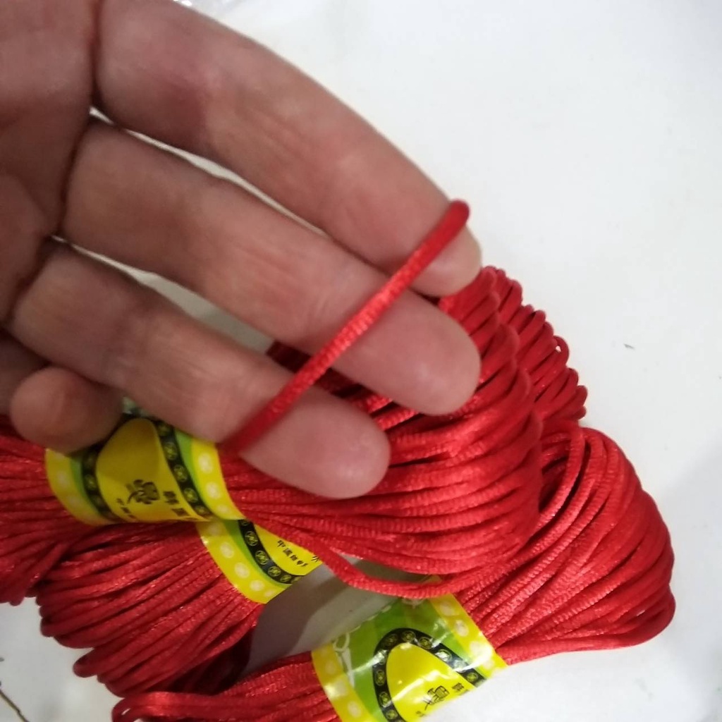 【台灣現貨速發】紅色玉線 中國結線 紅繩｜粗 0.25-0.3公分