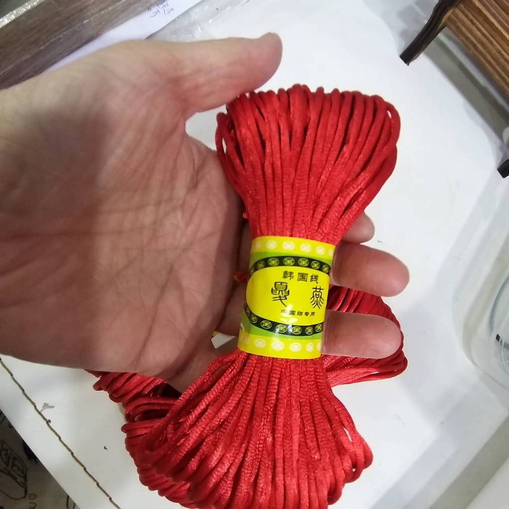 【台灣現貨速發】紅色玉線 中國結線 紅繩｜粗 0.25-0.3公分