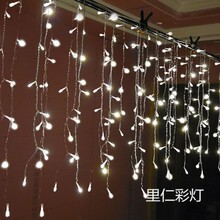 【台灣現貨速發】長短型 冰條燈(窗簾燈) LED燈5米 聖誕燈