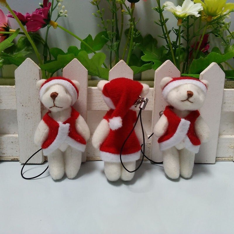 【台灣現貨速發】台灣現貨(材料王批發)6公分聖誕小熊