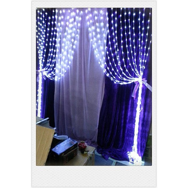 【台灣現貨速發】499元材料王批發M13聖誕燈 LED燈 (婚禮背板/300*300公分/長窗簾燈)