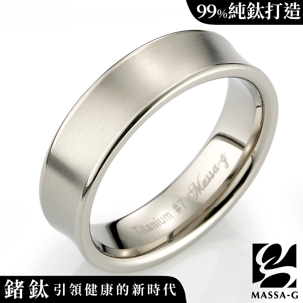 MASSA-G DECO系列 Double Ring【Sware】 鈦金男戒