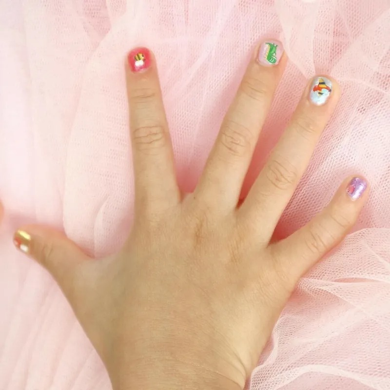 peachand 兒童指甲貼