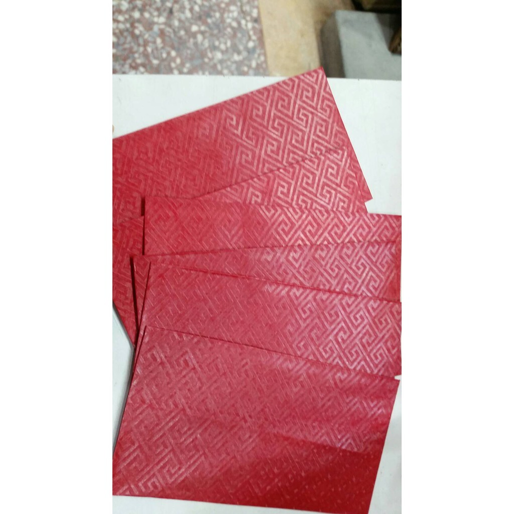 【台灣現貨速發】空白素面紅包袋 紅包 新年｜可繪畫創作 一包6個10元