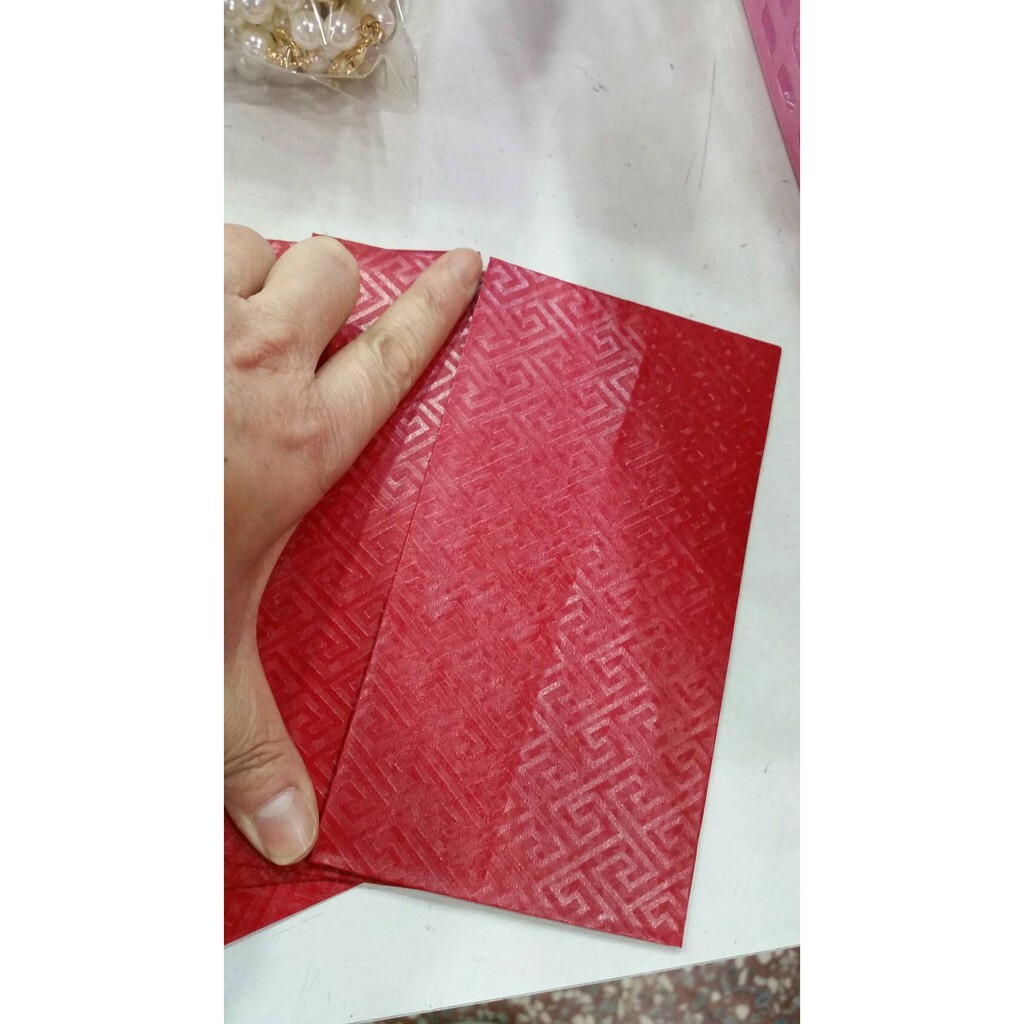 【台灣現貨速發】空白素面紅包袋 紅包 新年｜可繪畫創作 一包6個10元