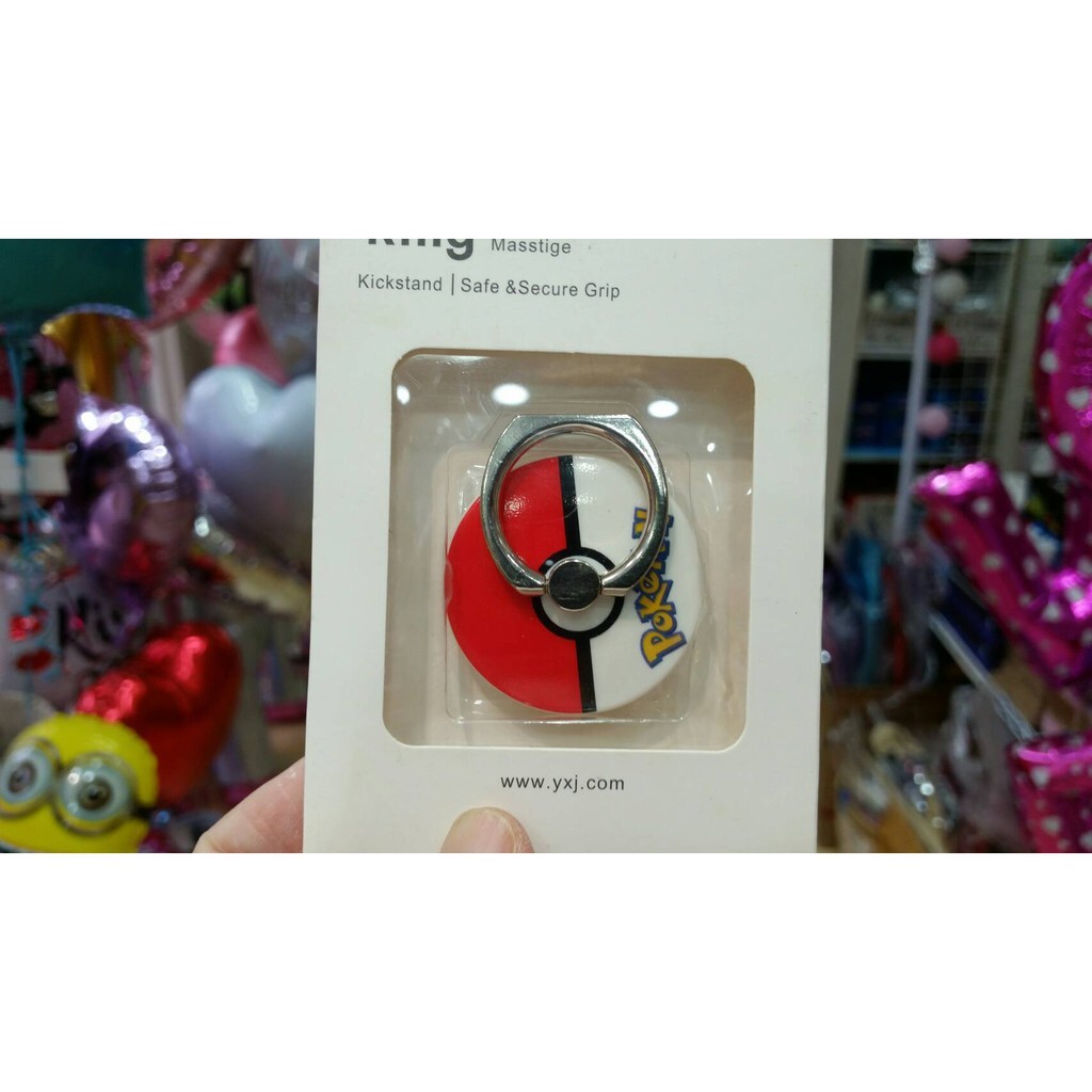 【台灣現貨速發】20元'''360度旋轉卡通手機金屬指環支架  懒人防丢防摔背貼///婚禮小物