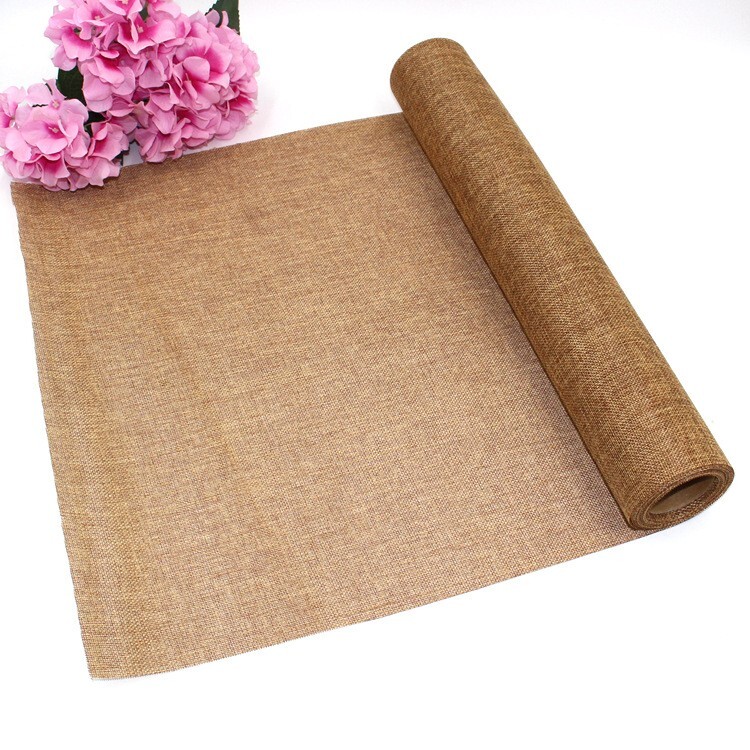 【台灣現貨速發】薄麻布 仿真麻布 多種顏色｜麻布 包裝紙 包裝布｜整卷420公分