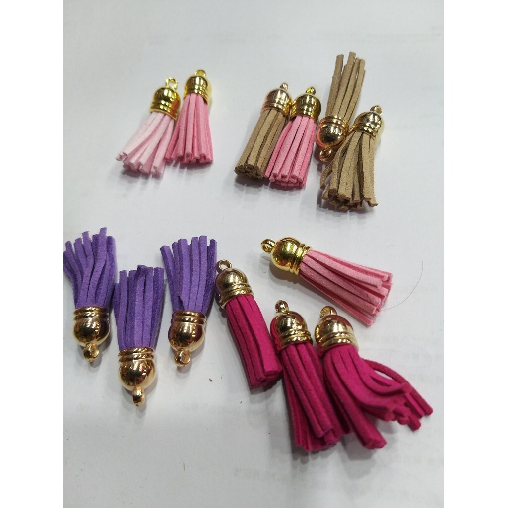 【台灣現貨速發】雞皮流蘇 麂皮 流蘇 手工藝材料｜一次最少出貨5個