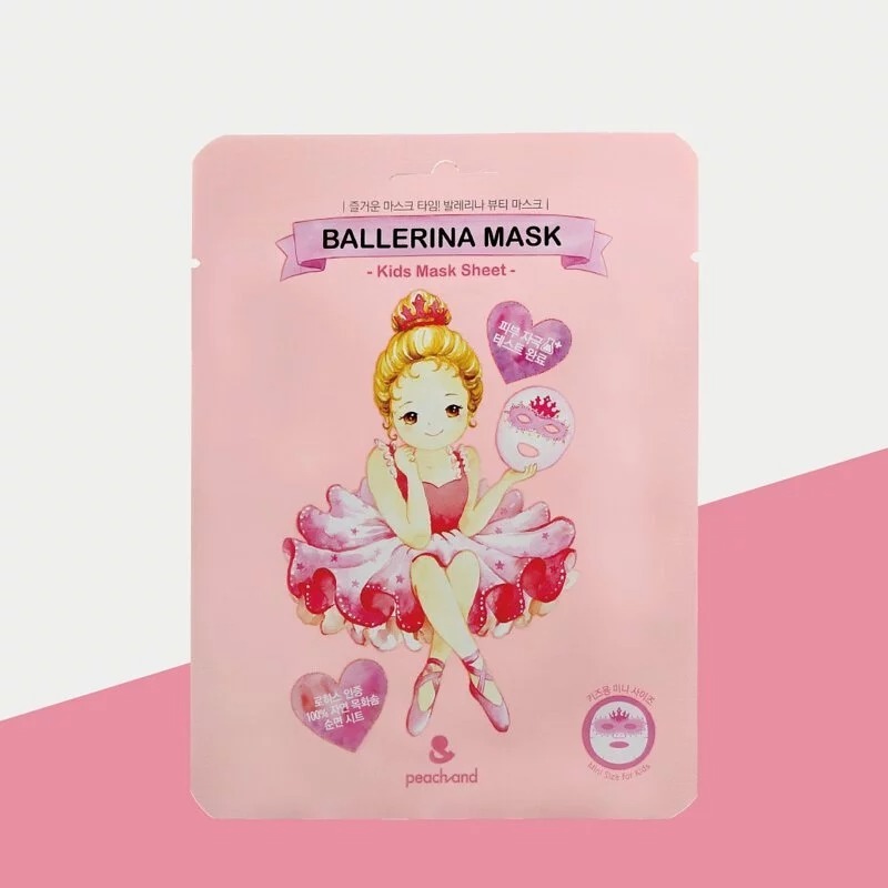 peachand 芭蕾舞公主 兒童保濕面膜(單片袋裝)