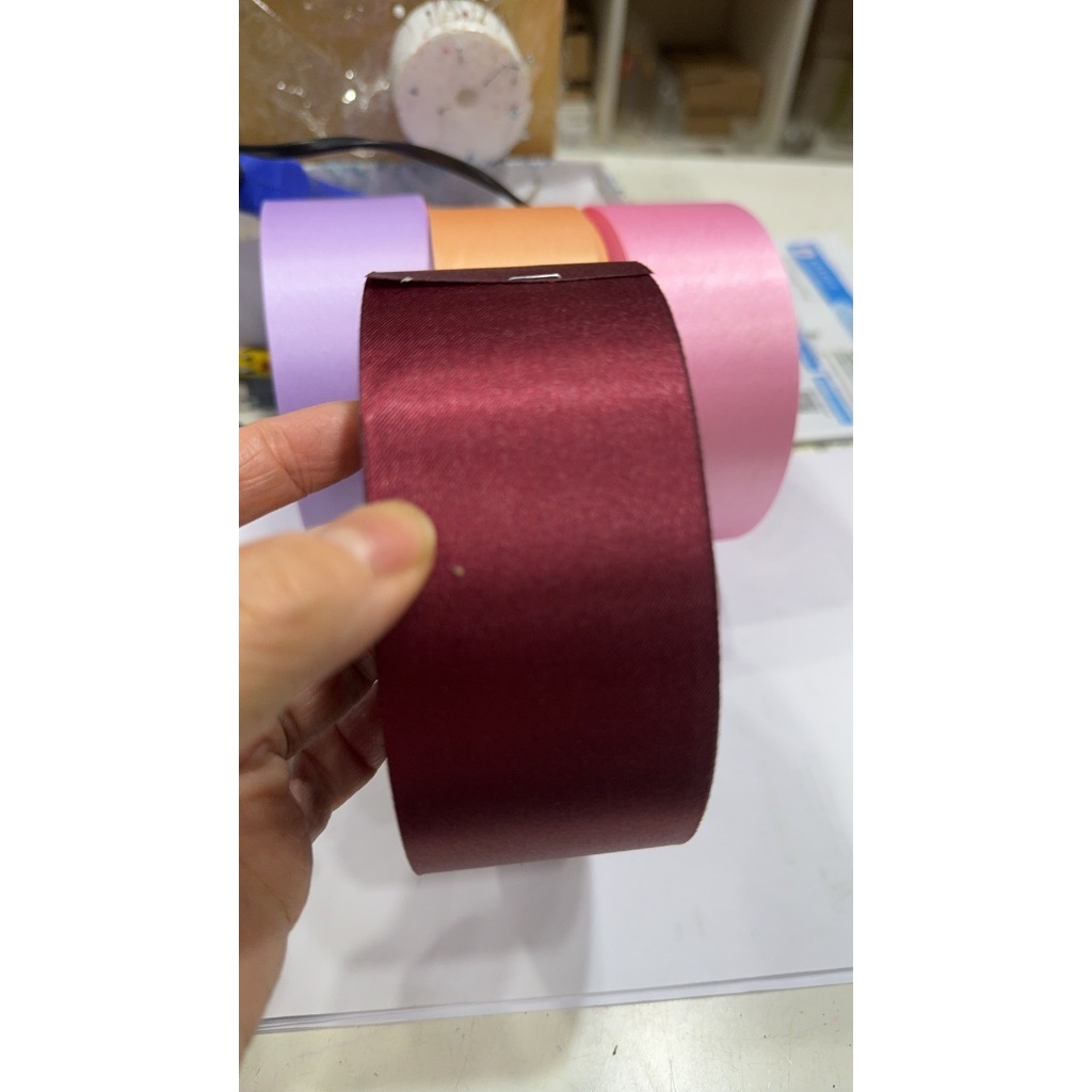 【台灣現貨速發】5公分秀士禮布緞帶｜整卷下標處｜1捲60碼 150元批發 120元｜緞帶 秀士禮布緞帶 包裝材料