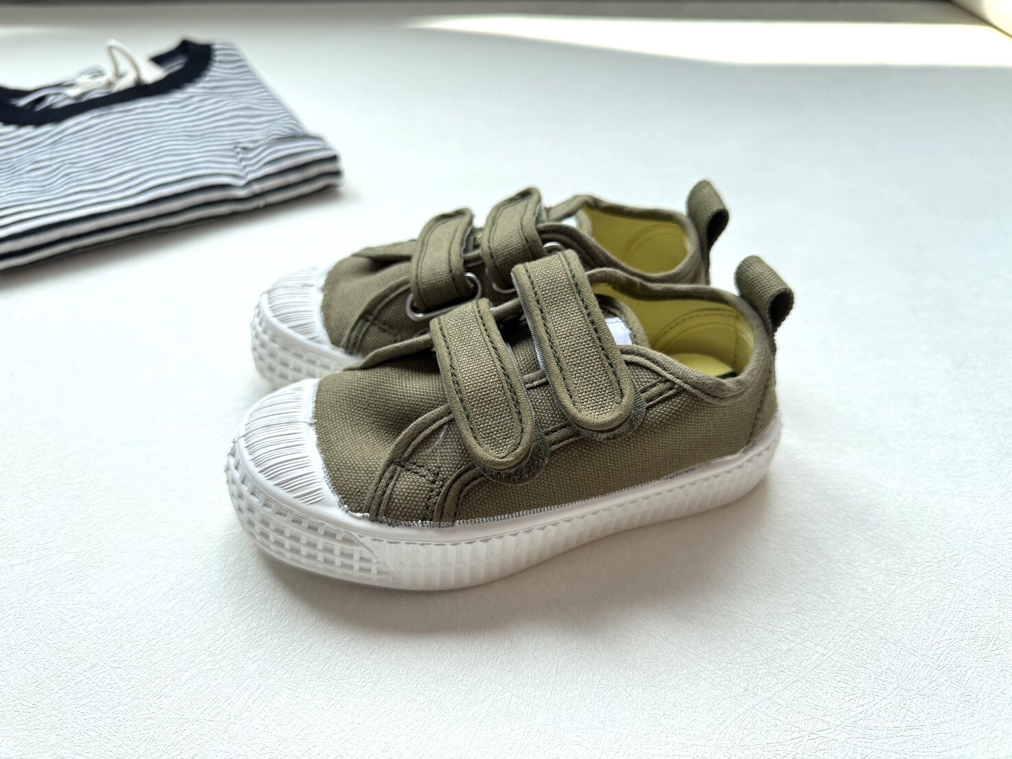 NOVESTA   魔鬼氈帆布鞋STAR MASTER KID VELCRO  MILITARY